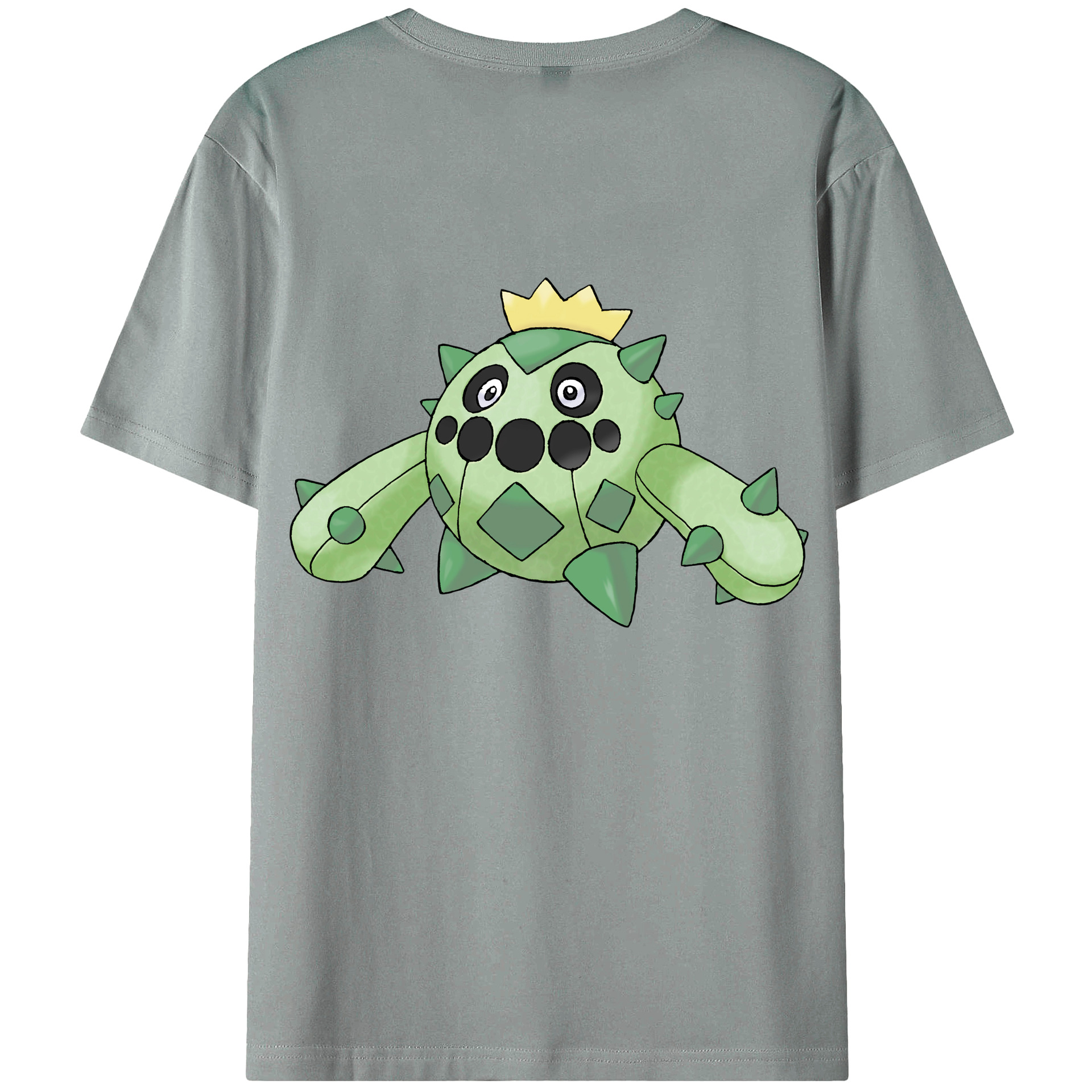 （画像用） ポケットモンスター Pokémon 綿100％ メンズ半袖Tシャツ（バックプリント） 通気性